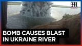 Ukraine: controlled explosion of bomb causes blast in Oskil river
