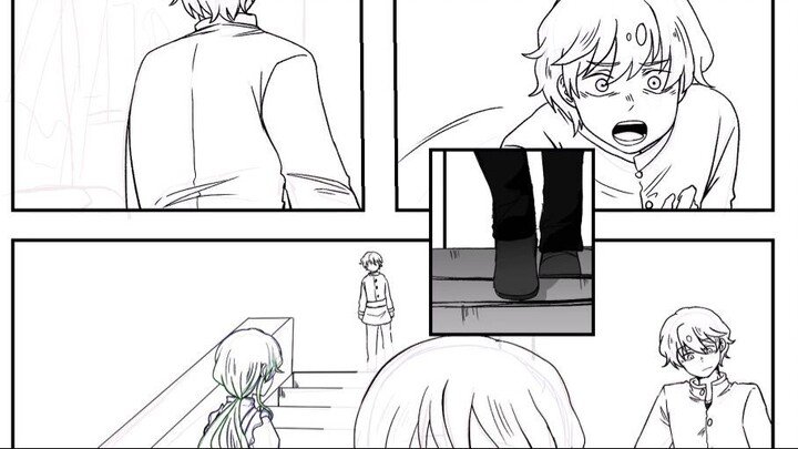漫画页面 Speed sketching a manga page