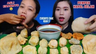 MUKBANG PEMPEK PALEMBANG, 4 MACAM PEMPEK TERENAK WONG KITO GALO 🤗| MUKBANG INDONESIA |
