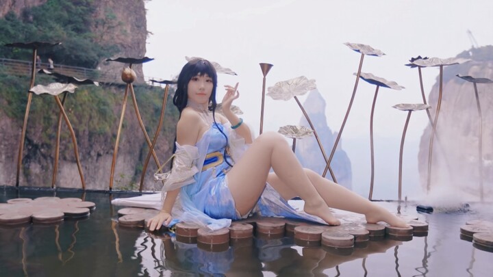 太社死了...论coser在景区出片需要多大的信念感？丹青舞蹈