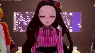 【MMD Pembunuh Iblis】Adios【Zenitsu Muichiro Nezuko】