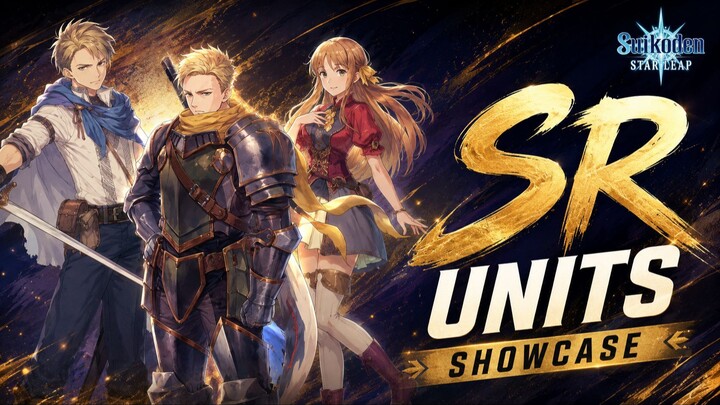 All SR Units Ultimate Attack Showcase Suikoden Star Leap Mobile Japan