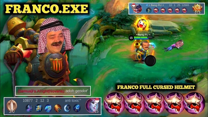 FRANCO.EXE || FRANCO MAKIN BERULAH DENGAN FULL CURSED HELMET LOCK SELENA SAMPAI EMOSI