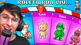 TIVE QUER RIMAR PARA PEGAR A SKIN NOVA QUE EU QUERIA e VEIO KKK ! Skins 0.44 Stumble guys ! CHV