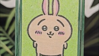 【chiikawa】Hey~ Just chilling and making an Usagi with sand