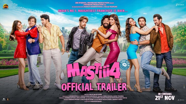 Mastiii 4 - Official Trailer_ Riteish Deshmukh _ Vivek Oberoi _ Aftab Shivdasani _ 21st Nov