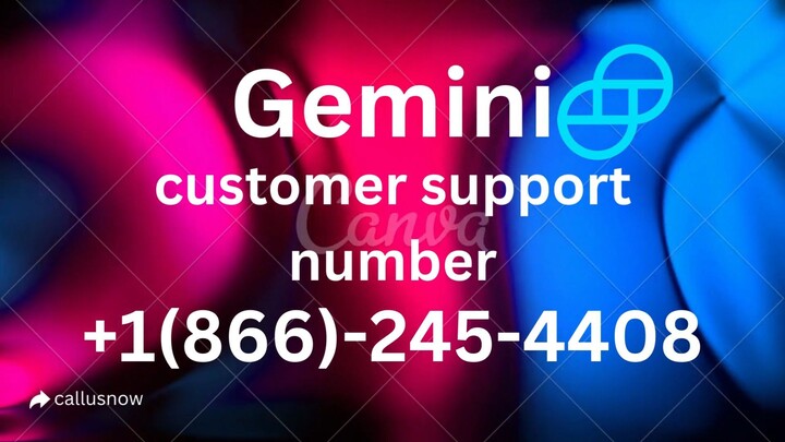 Gemini support number+1866-245-4408 ❗ Gemini Support ☎️ Call    Now ❗ Available