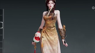 Official service "Dragon's Way" cheongsam preview