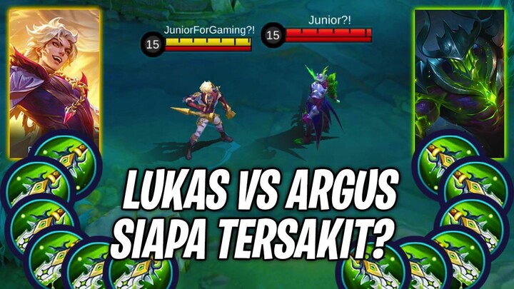 LUKAS VS ARGUS - SIAPA FIGHTER TERKUAT?! MOBILE LEGENDS