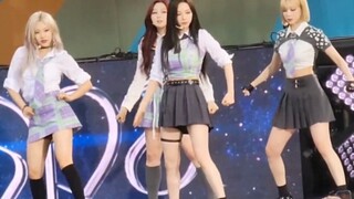 aespa美国GMA GIRLS初舞台饭拍, Dance break好帅! (宁艺卓直拍视角)