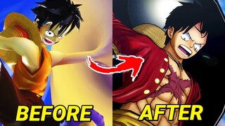 Evolution of Luffy's Gear Third in One Piece Games