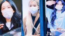 201204 BLACKPINK三人新鲜的私服下班路透!!!结束演唱会公告直播下班