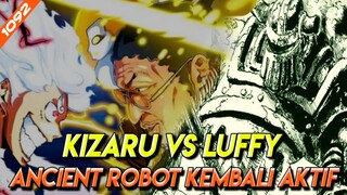 OP 1092 !! LUFFY GEAR 5 VS KIZARU ! ANCIENT ROBOT AKTIF KEMBALI