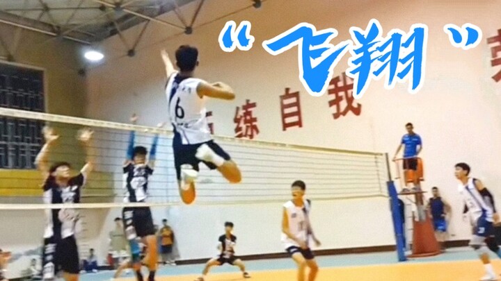 [Volleyball] "Super Dan" He Chuandan's compe*on in the sports college