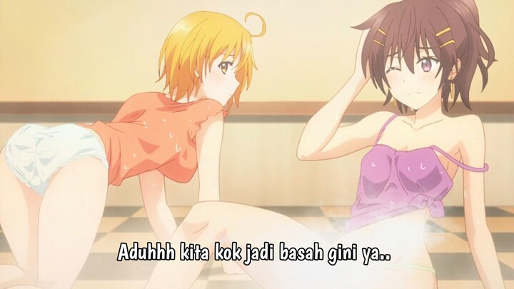 Gak bahaya ta Hoshino-chan dan Momoka-chan basah-basahan di kamar mandi, ya mana tahan wak 🥵💦