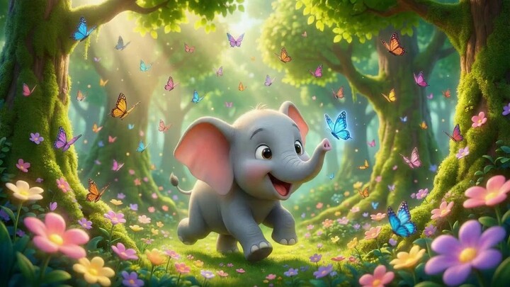 Josue the elephant is afraid of the dark.