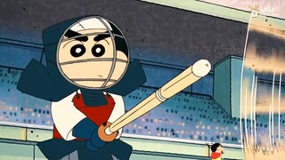 [Crayon Shin-chan] Shin practicing Kendo