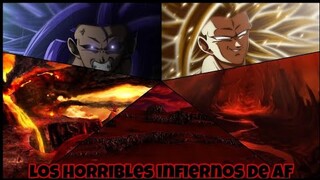 Los 5 INFIERNOS de Dragon ball AF DBNews