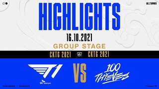 Highlights T1 vs 100 [Vòng Bảng][CKTG 2021][16.10.2021]