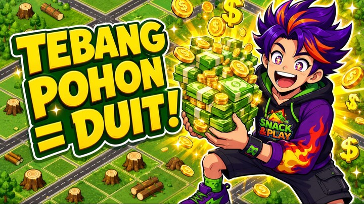 Tebang Hutan & Dapat Duit di TheoTown – Cara Cepat Dapat Uang!
