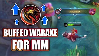 BUFFED WAR AXE MIGHT BE GOOD FOR MARKSMAN!