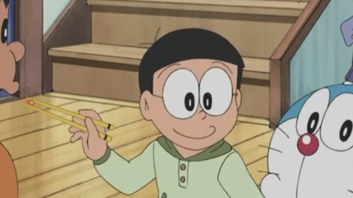 nobita sangat bahagia