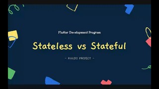 FLUTTER 03 Stateless vs Stateful (Tutorial Flutter Bahasa Indonesia)