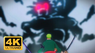 [𝟒𝐊𝟔𝟎𝐅𝐏𝐒] Super beautiful instant kill! Stussy backstabs CP0 and instantly kills Lucky Kaku! Zoro VS