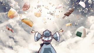 Food falls from the sky