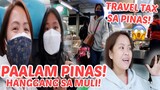 PAALAM NA PILIPINAS! TRAVEL TAX SA PINAS NAGULAT AKO! MALING AKALA | PINAS VLOG ! feysvlog