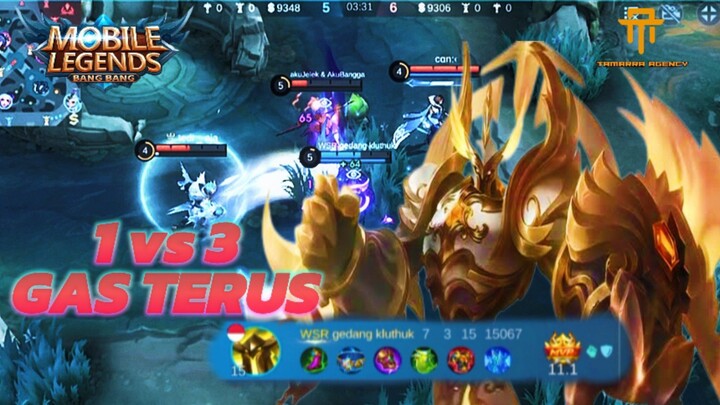 [TA] 1 VS 3 Trobos terus lah 🔥🔥 || Gameplay URANUS MLBB