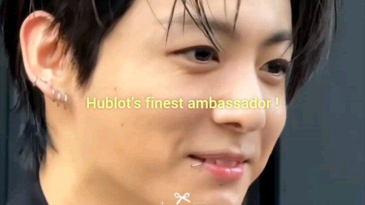Jungkook looking unreal at Hublot ✨