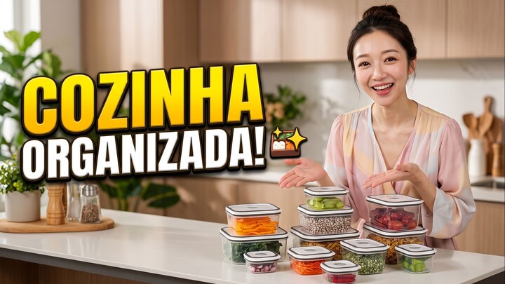 🛒😱 12 Potes Herméticos Para Organizar Sua Cozinha! 🍱✨