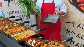 Crazy Chinese Garlic Oyster Street Food! 🦪🌶️ #Shorts #ChineseStreetFood #Foodie