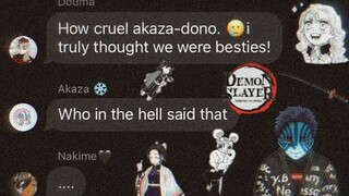Upper moons gc Vs. Demon slayer corps gc + Would you rather! // demon slayer texts