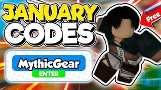 New "Mythic Gear Update Working Codes in Roblox Untitled Attack on Titan