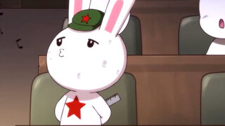 The eagle has no ruler, and the rabbit has no book!