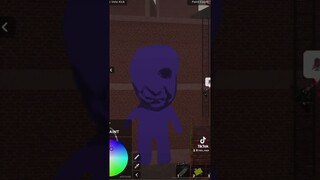 Drawing Ao Oni in ROBLOX Spraypaint !! 💙