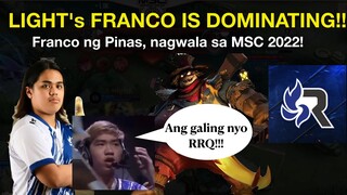 Katakot daw mag Franco si Light? MLBB MSC 2022