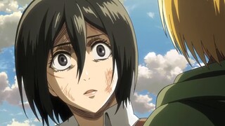 Armin: Sesuatu yang buruk terjadi, Mikasa, Eren ditangkap lagi oleh raksasa, pengejar