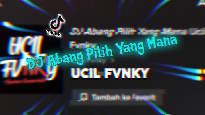 Dj Fluit Abang Pilih Yang Mana Ucil Fvnky (Mashup Terbaru) 2022