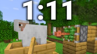 MC 草羊机世界纪录 1:11