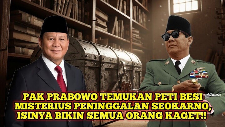 Pak Prabowo Temukan Peti Besi Misterius Peninggalan Soekarno, Isinya Bikin Semua Orang Kaget!!