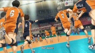 Karasuno win