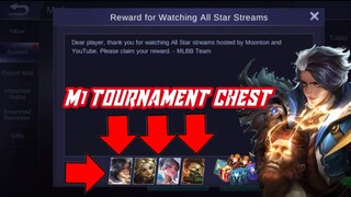 FREE M1 TOURNAMENT CHEST!! | Mobile Legends