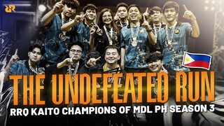 TEAM RRQ KAITO THE CHAMPION OF MDL PH SEASON 3