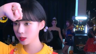 胆小勿入！aespa全员和神秘前辈玩鱿鱼游戏123木头人