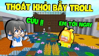 MẶP DORAM CAY CÚ KHI THOÁT KHỎI BẪY TROLL CÙNG HUY HENRI TRONG MINI WORLD