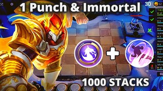 1000 STACKS ALDOUS 1 PUNCH MAGIC CHESS NEW META YUKI | MLBB MAGIC CHESS BEST SYNERGY COMBO TERKUAT