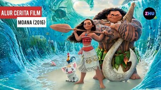 SEORANG GADIS YANG BISA MENAKLUKKAN MOSTER API || Alur Cerita Film Moana (2016)